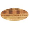vidaXL Bordsskiva 110x40x2,5 cm oval massivt mangotr&auml;