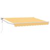 vidaXL Utdragbar markis Sand 3,5 x 2,5 m Polyester och metall