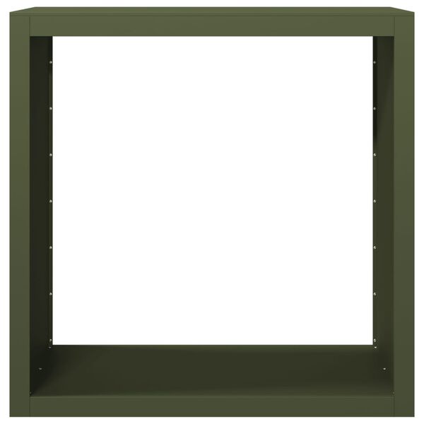 vidaXL Vedst&auml;ll gr&ouml;n 100x40x100 cm st&aring;l