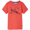 T-shirt f&ouml;r barn ljusr&ouml;d 128