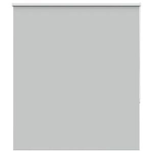 vidaXL Rullgardin m&ouml;rkl&auml;ggning ljusgr&aring; 125x130 cm tyg bredd 121,6 cm