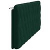 vidaXL Headboard Cushion Dark Green 200 cm Velvet