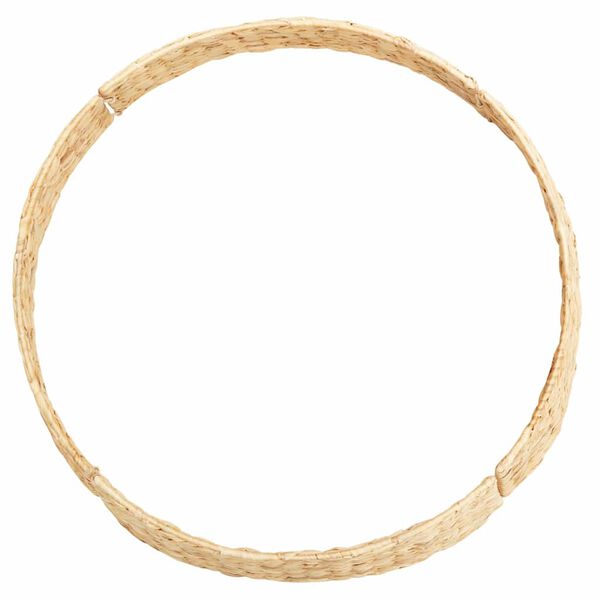 vidaXL Jultr&auml;dskrage Brun 90 x 90 x 28 cm Vattenhyacint