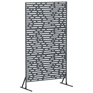 vidaXL Avsk&auml;rmningssk&auml;rm 100 x 50 x 180 cm St&aring;l Antracit