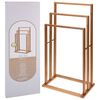 Bathroom Solutions Handduksh&auml;ngare bambu med 3 st&auml;nger