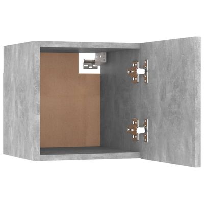 vidaXL Sängbord betonggrå 30,5x30x30 cm konstruerat trä