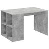 FMD Skrivbord med sidohyllor 117x73x75 cm betong