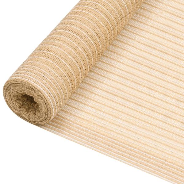 vidaXL Insynsskyddsn&auml;t beige 1,8x10 m HDPE 150 g/m&sup2;