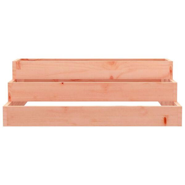 vidaXL Odlingslåda 80x80x27 cm massiv douglas