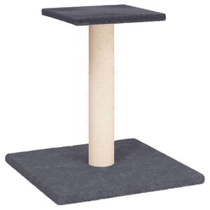 vidaXL Kl&ouml;spelare med plattform m&ouml;rkgr&aring; 38 cm