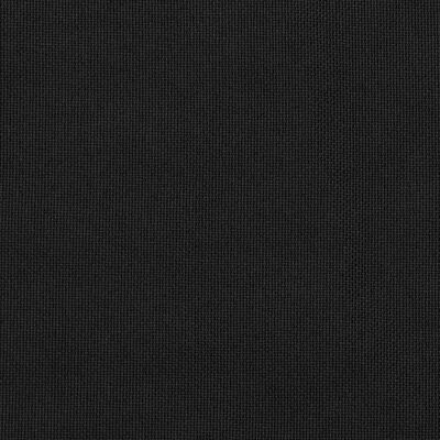 vidaXL Mörkläggningsgardin med krokar linnelook svart 290x245 cm