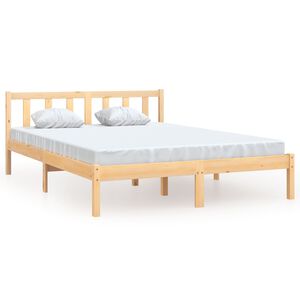 vidaXL S&auml;ngram massiv furu 120x200 cm
