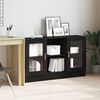 vidaXL Sideboard Svart Ek 120 x 30,5 x 70 cm Konstruerat tr&auml;