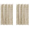 vidaXL Sammetsgardiner 2 st Kr&auml;m 175 x 140 cm Sammet