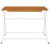 vidaXL Hopfällbart cafébord 100x54x71 cm massivt akaciaträ och stål