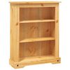 vidaXL Bokhylla i mexikansk Coronastil med 3 hyllor furu 80x29x100 cm