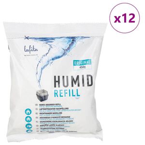 vidaXL Fuktabsorbent refiller 12 st 450 g