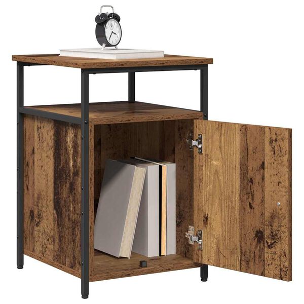 vidaXL Nattduksbord Gammalt tr&auml; Konstruerat tr&auml;