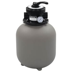 vidaXL Sandfilter med 4-v&auml;gsventil gr&aring; 350 mm