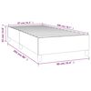 vidaXL Boxspring-sängram svart 90x200 cm tyg