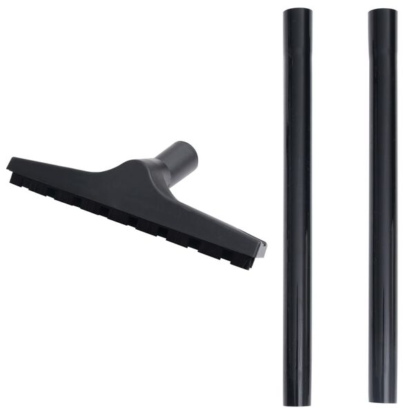 vidaXL 2 st f&ouml;rl&auml;ngningsr&ouml;r och borste f&ouml;r asksug