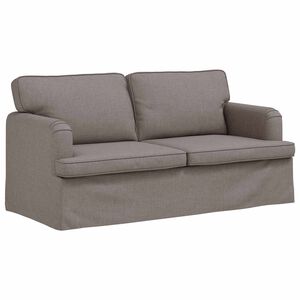 vidaXL Soffa Taupe 162 x 80 x 85 cm tyg