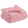 vidaXL Vinter T&auml;cke Quiltad Rosa 200 x 240 cm Mikrofiber