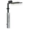 vidaXL Kossborstar Justerbar Svart och Vitt 84 x 10 x 91 cm PVC
