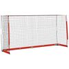 vidaXL Fotbollsm&aring;l 366,5x91x183 cm st&aring;l