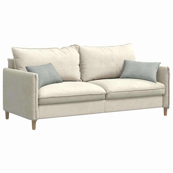 vidaXL Sofakuddar 2 pcs Ljusgr&aring; 50 x 30 cm Kordread tyg