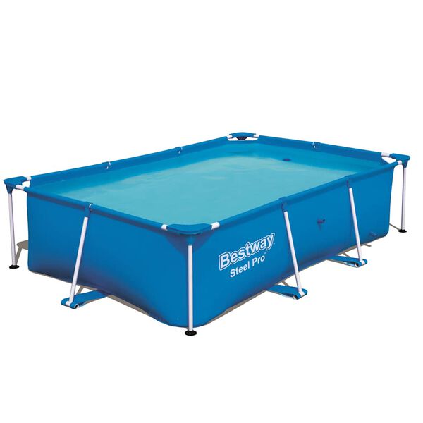 Bestway Pool med st&aring;lram Steel Pro 259x170x61 cm 56403