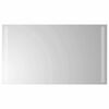 vidaXL LED Badrumsspegel med spegel Transparent 70 x 40 cm h&auml;rdat glas