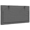 vidaXL Headboard Cushion "Hanko" Dark Grey 90 cm Fabric