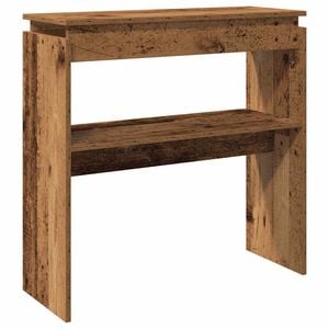 vidaXL Konsolbord &aring;ldrat tr&auml; 80x30x80 cm konstruerat tr&auml;