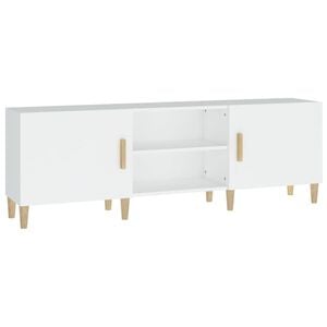 vidaXL Tv-b&auml;nk vit 150x30x50 cm konstruerat tr&auml;