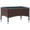 vidaXL Soffbord brun 60x40x36 cm konstrotting