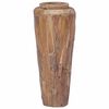 vidaXL Dekorativ vas 40x100 cm massiv teak