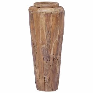 vidaXL Dekorativ vas 40x100 cm massiv teak