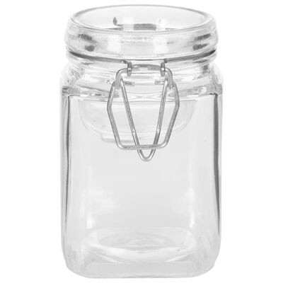 vidaXL Syltburkar i glas med lock 12 st 260 ml