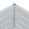 vidaXL Odlingsl&aring;da upph&ouml;jd galvaniserat st&aring;l 160x80x45 cm silver