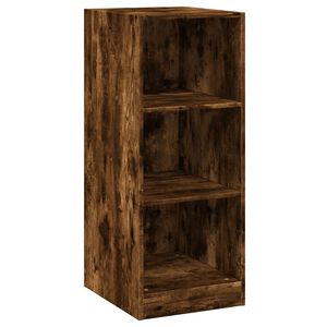 vidaXL Garderob r&ouml;kf&auml;rgad ek 48x41x102 cm konstruerat tr&auml;