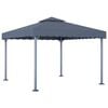vidaXL Paviljong 300x300 cm antracit aluminium
