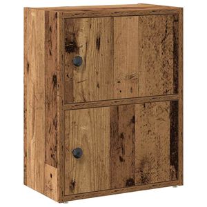 vidaXL Bokhylla &aring;ldrat tr&auml; 40x24x52 cm konstruerat tr&auml;