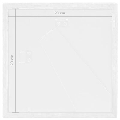 vidaXL Fotoramar 3D 5 st vit 23x23 cm för 13x13 cm foto