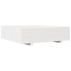 vidaXL Odlingsl&aring;da 90x90x26,5 cm vit massiv furu