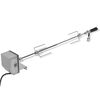 vidaXL BBQ-grillspett med professionell motor st&aring;l 900 mm