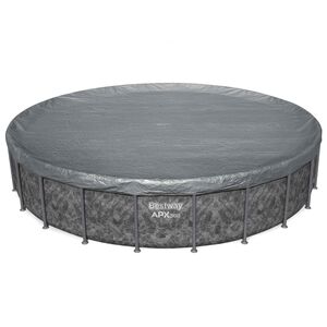 Bestway Poolt&auml;cke 1 &Oslash;6,10 m Rund Polyester Gr&aring; for