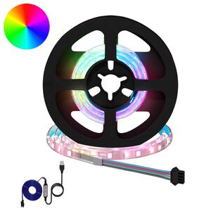 vidaXL LED Band 2 st Svart och Transparent Koppar och plast