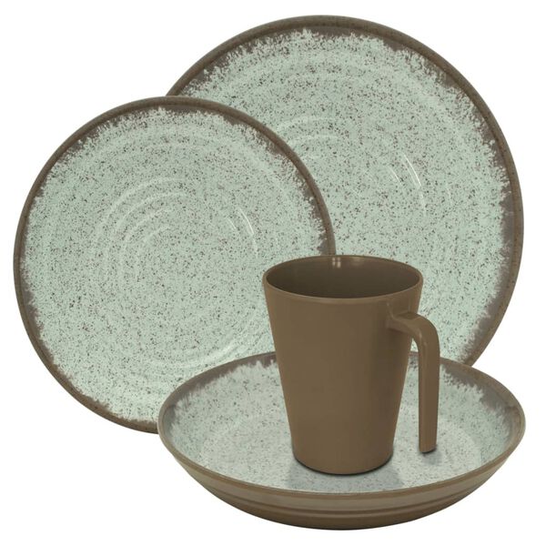 Eurotrail Servis Rock 16 delar melamin gr&aring;