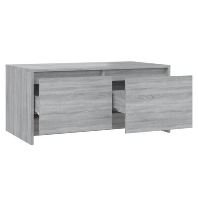 vidaXL Soffbord grå sonoma 90x50x41,5 cm konstruerat trä